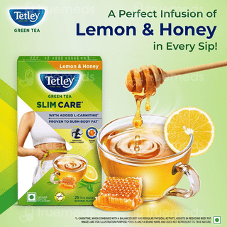 Tetley Slim Care Lemon & Honey Flavoured Green Tea Bags 25